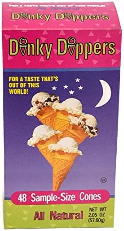 Dinky Dippers Miniature Ice Cream Cones Mini Child-Size 48ct, 1.95 Ounce