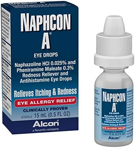 Naphcon-A Eye Drops, 15-mL,2 Count
