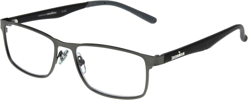 IRONMAN mens Trekker Square Reading Glasses