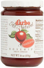 d'arbo All Natural Seedless Rosehip Fruit Spread, 16 Ounce