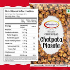 Maniarr's Dry Roasted Chickpeas - Spicy Crunchy Snacks (2.8oz x 6 Packs) - Vegan, GMO-Gluten Free, Plant-based High Protein Fiber Snacks for Adults & Kids - Chatpata Masala