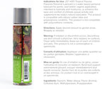 JO H₂O Tropical Passion Flavored Lube – Edible Water Based Personal Lubricant, Sugar Free Tropical Passion – 4 fl oz