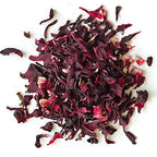 Organic Hibiscus Flowers - 1 lb (16oz) - Herbal Tea - 100% Certified Organic - Flor de Jamaica - Agua Frescas - EarthWise Aromatics