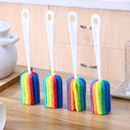 Bottle Brush Long Handle Soft Cleaning Brush Washing Sponge for Cup Mug Glass Cleaning Utensils