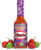 El Yucateco Habanero & Ghost Hot Sauce, Extremely Spicy, Authentic Mexican Chili Sauce, 4 fl oz (Pack of 1)