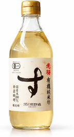 [Product of Japan] Japanese Rice Vinegar, 100% JAS Organic, 河原酢造 有機純米酢 老梅 - 500ml | Pack of 1