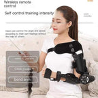 Electric Elbow Rehabilitation Device, Hinged Elbow Support Arm Exerciser for Stroke Hemiplegia Patients (Left Arm)
