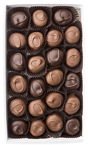 Mrs. Cavanaugh’s Orange Cream Mixed Chocolates 1 lb Box – 65% Milk & 35% Dark Orange Fondant Creams Covered in Chocolate – Citrus Cream Candy Gift, Dessert Treats, Holiday Chocolate Box