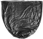 Aluf Plastics High Density Trash Bags, 10 Gallon, 1000 Count, 8 Micron (eq), 24" x 24", Black, for Bathroom, Office, Industrial, Commercial, Janitorial, Municipal, Recycling