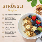 Struesli Granola Variety Pack, Organic Grain & Gluten Free Healthy Snacks, Keto & Paleo Friendly, Includes Original, Cacao & Coffee and Savory & Seed Flavors, Prebiotic Fiber, 3 Count, 9 Oz Each