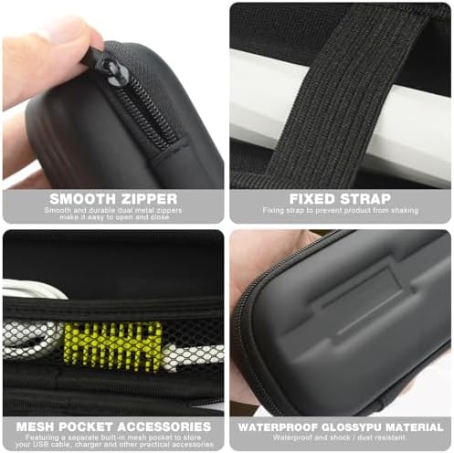 Hard Travel Case Protective Bag Compatible with Philips Norelco OneBlade Intimate Pubic and Personal Body Groomer Trimmer Shaver Model QP1924/70