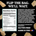 Pork King Good Smoky Jalapeño & Cheese Pork Rinds (Chicharrones) (4 PACK) Keto Snacks