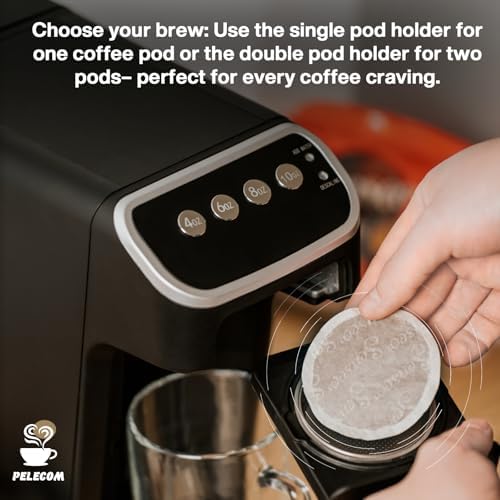 Senseo Decaf Coffee Pods – 480 Count (10 Packs) – Medium Roast with Smooth & Balanced Flavor and Rich Crema – Caffeine-Free Single-Serve Coffee Pads Compatible with Senseo & PeleCom Machines