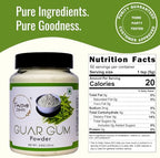 Flavour Drum Guar Gum Powder (8.8oz / 250g) | Natural Thickener & Stabilizer for Baking, Sauces & Gluten-Free Recipes