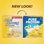 Pure Protein Pure Protein Bars, High Protein, Nutritious Snacks To Support Energy, Lemon Cake, 12 Count, 12 Count