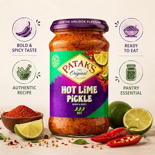 Patak's Hot Lime Pickle (283g) - Pack of 6