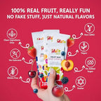 Mate Fruit Bars Variety Pack (40 Pack) - 100% Natural Real Fruit Snacks for Adults and Kids, Healthy Snacks, Fruit Leather. Gluten-Free, Vegan, No Added Sugar, No Preservatives and No Colorant