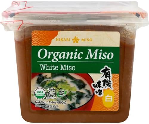Hikari Organic Miso Paste, White, 17.6 oz