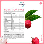 Mogu Mogu Lychee & Orange Juice Drink with Nata de Coco Jelly 320ml (Pack of 6)| Refreshing Tropical Thai-Made Sip & Chew Beverage
