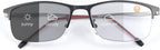 Transition Photochromic Multifocus Spring Hinge Progressive Reading Glasses Anti Blue Light Sunglasses UV Sun Readers