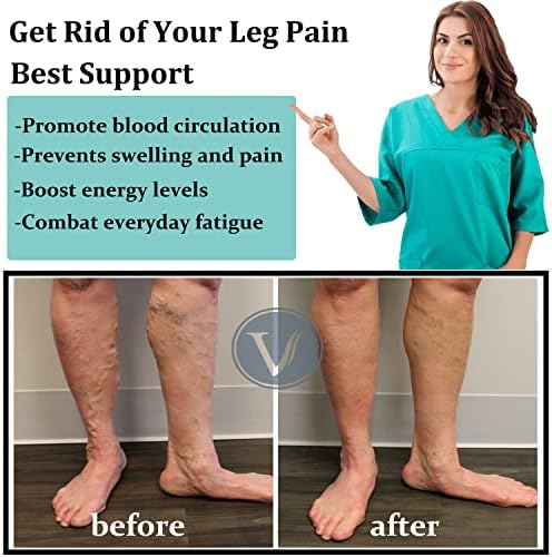 ACTINPUT Copper Compression Socks Men & Women 4 Pairs,Best Support for Nurses,Running,Cycling,FLying