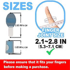 5 Pcs Trigger Finger Splints: 5 Single Straps Finger Splint Support Brace Kit, Finger Straightener for Broken/Straightening/Aarthritis, Fits for Thumb/Middle/Ring/Index/Pinky Finger