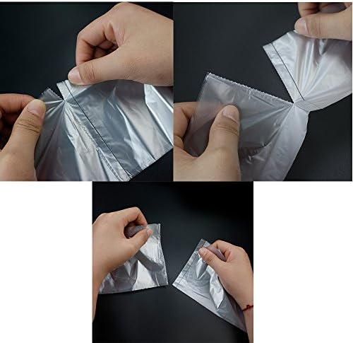 Cand 13 Gallon Clear Kitchen Garbage Bags, 110 Counts