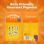 Popcorn Shed Say Cheddar Cheese Flavoured Gourmet Popcorn Gift, Yellow, 165 g, Pack of 3