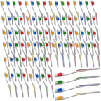 AIAG Extra Hard and Firm Bristle Adult Toothbrush 72-Count, Bulk Toothbrush, Hard Bristles, Value Pack for Travelling, Hotels, Donations