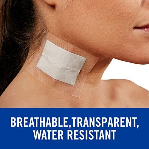 Nexcare Flexible Clear Tape, Waterproof Transparent Medical Tape, Secures Dressings and Catheter Tubing - 1 In x 10 Yds, 2 Rolls of Tape