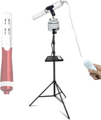 KEhtu Terahertz Physiotherapy Instrument Stand, 2.1M Self-Service Electric Rotating 3-pod with Remote Control, 30/60 Minute Timer Function, 0-360° Rotation Angle Adjustment