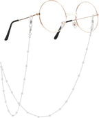 WLLHYF Eyeglass Chains Women Beaded Cute Glass Cord Frames Lanyard String Necklace Stylish Sunglasses Strap Prevent Loss