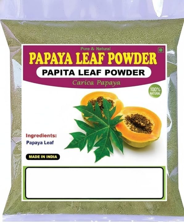 Papaya Leaf Powder Papita Leaf | Pappali Ilai | Carica Papaya - 50 gm