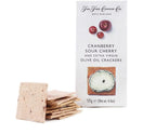 The Fine Cheese Co Cranberry, Sour Cherry & Extra Virgin Olive Oil Crackers | Imported from England | 4.4 ounce