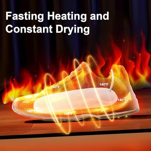 Shoe Dryer, Boot Dryer for Work Boots, Electric Portable Shoe Dryer Warmer for Sneaker Socks Gloves Drying,US Plug (Style A)