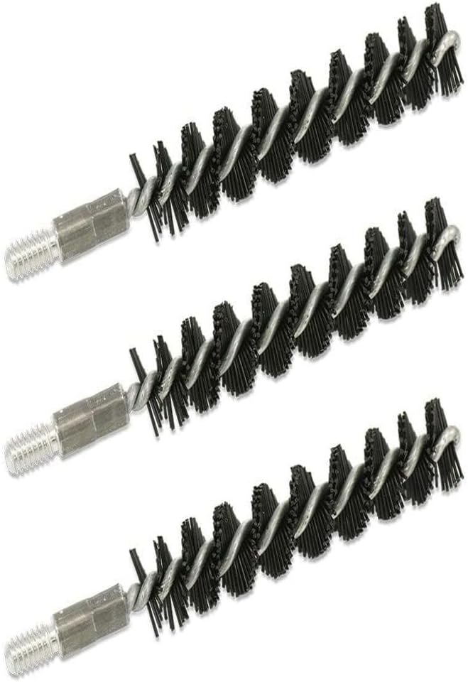 Bore Tech Nylon Pistol Brush (Pack 3), 357/38 Calorie/9mm