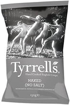 Tyrrells Naked (No Salt) Crisps 150g - Pack of 2
