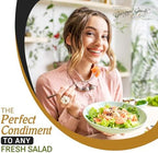 Giusti White Vinegar Dressing – A White Condiment for Cooking and Finishing Dishes such as Salads, Vegetables, or Fish. Made in Italy with Balsamic Vinegar of Modena – 8.45 fl oz (250 ml) - Pack of 1