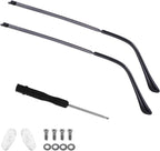 Gjinxi 1 Pair Metal Glasses Arm Replacement, Universal Eyeglasses Repair Kit with Screws and Glasses Legs Replacement, Eye Glasses Tightening Kit Include Screws, Washers, Screwdrivers
