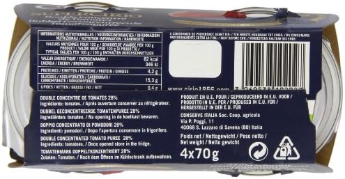Cirio Tomato Puree Double Concentrate (4x70g) - Pack of 6