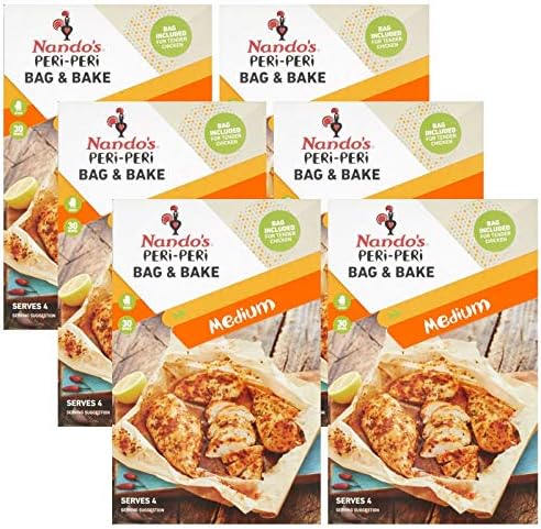 Medium - Nando's Bake & Bag 20g (Pack of 6)