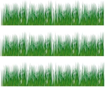Grass Cake border 2 sizes 2.5x10.5 and 3.5x10.5 inchs (2 Strips uncut 3.5x10.5 inchs)