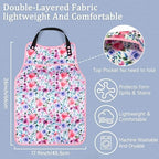 3 Pcs Adult Bibs for Women, Reusable Adult Bibs for Eating with Top Pocket Crumb Catcher, Waterproof Washable Dining Clothing Protector, Gifts for Women/Mom