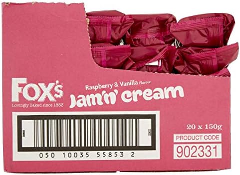 Fox's Creams Jam 150 g (Pack of 20)