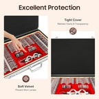 Optometry Rim Case Kit 266PCS Optical Trial Lens Set Optometry Kit Precise Optical Trial Lens Set with Trial Frame Eye Protection Accessories Set for Optometrists, Vision Testers