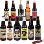 Sarsaparilla Soda Variety Sampler Pack | Premium Crafted Variety Pack from Around USA | Includes Crazy Soda Pop Bottle Opener (6 Pack)