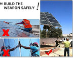High-Strength Carbon Fiber Retractable Window Cleaning Brush & Solar Panel Cleaner - High-Altitude Water Fed Pole for Efficient Cleaning