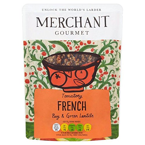Merchant Gourmet Tomatoey French Puy & Green Lentils Lentils - 250g (0.55lbs)