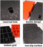 Multi-Function Ramps for Driveway, Threshold Ramp Plastic Portable, Loading Ramps, for Sidewalk Lawn Mower Cars Wheelchairs Pet Mobility (Color : F, Battery *1 : 25 * 45 * 19cm)