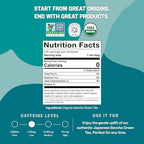 FGO Organic Sencha Green Tea, 100 Count, Eco-Conscious Tea Bags, Resealable Bag, Sourced From Japan, Packaging May Vary (Pack of 1)
